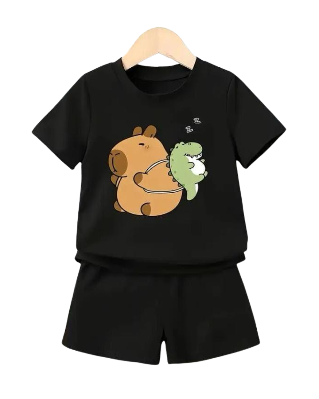 LITTLE DINO SHORT SET