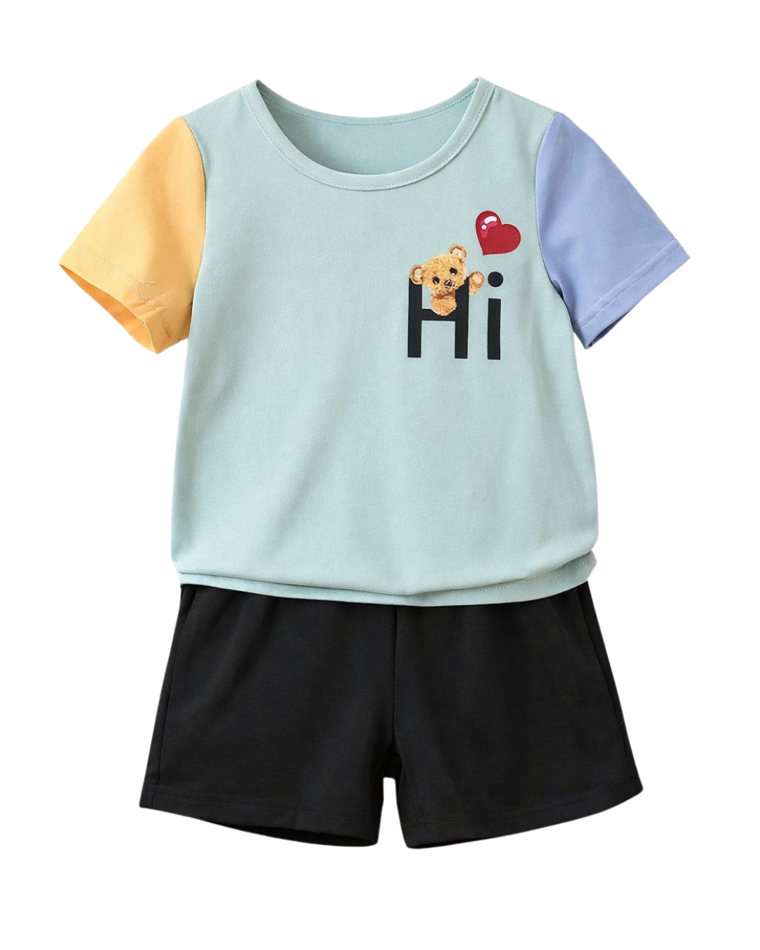 LOVE BEAR SHORT SET